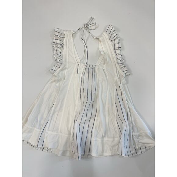 Anthropologie Pilcro Godet Trapeze Flutter Tank Tunic Top Striped XS NWOT - Picture 6 of 6